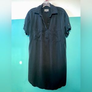 Universal Thread Black Shirt Dress with Pockets